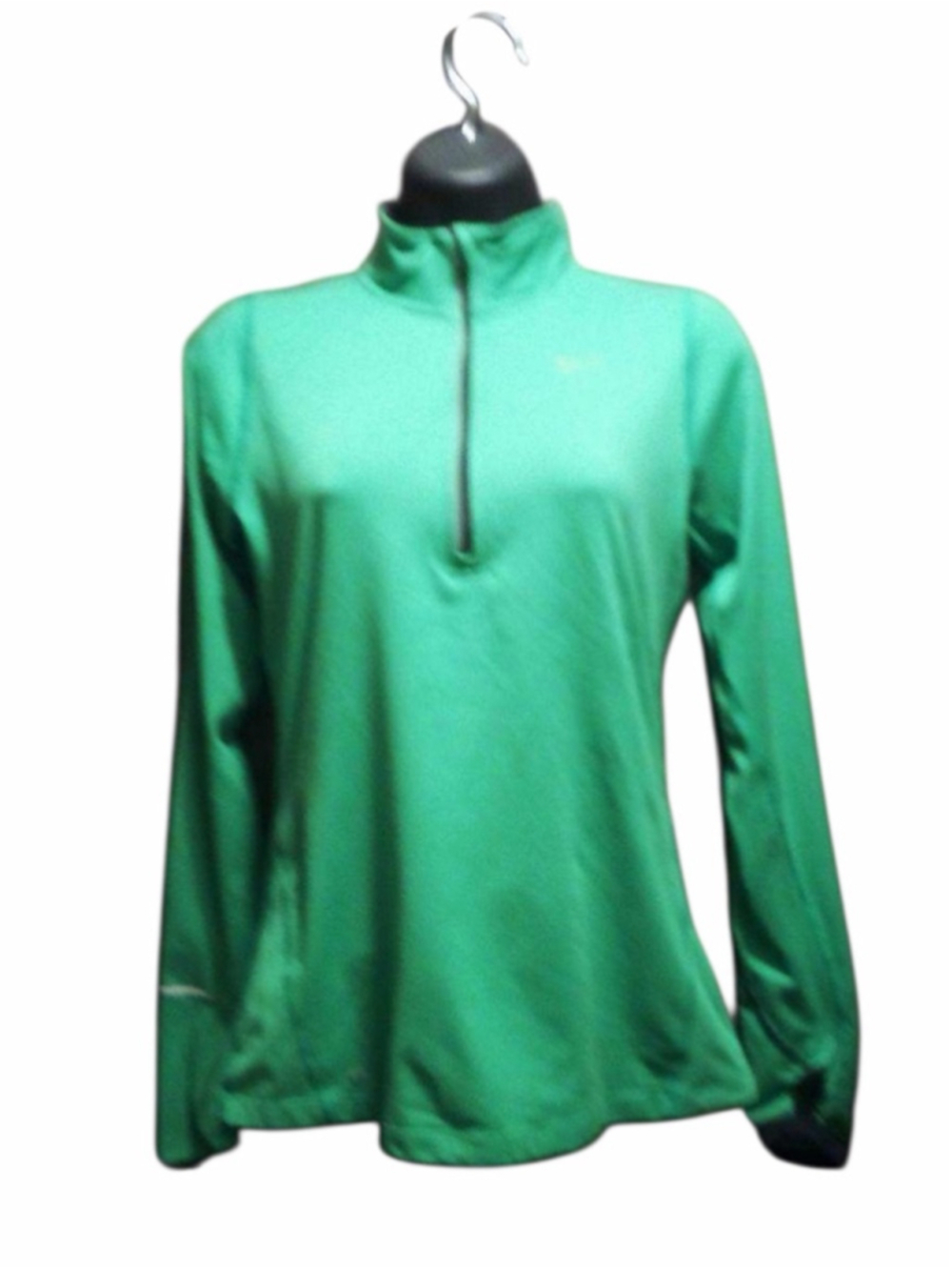 Nike Pro Dri-FIT Women's Green Quarter-Zip Pullover - Size XS - JC372